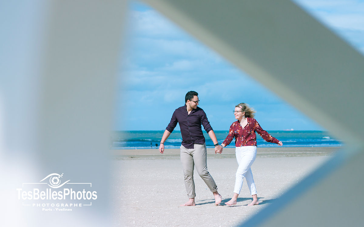 Shooting photo Couple Love Session Deauville
