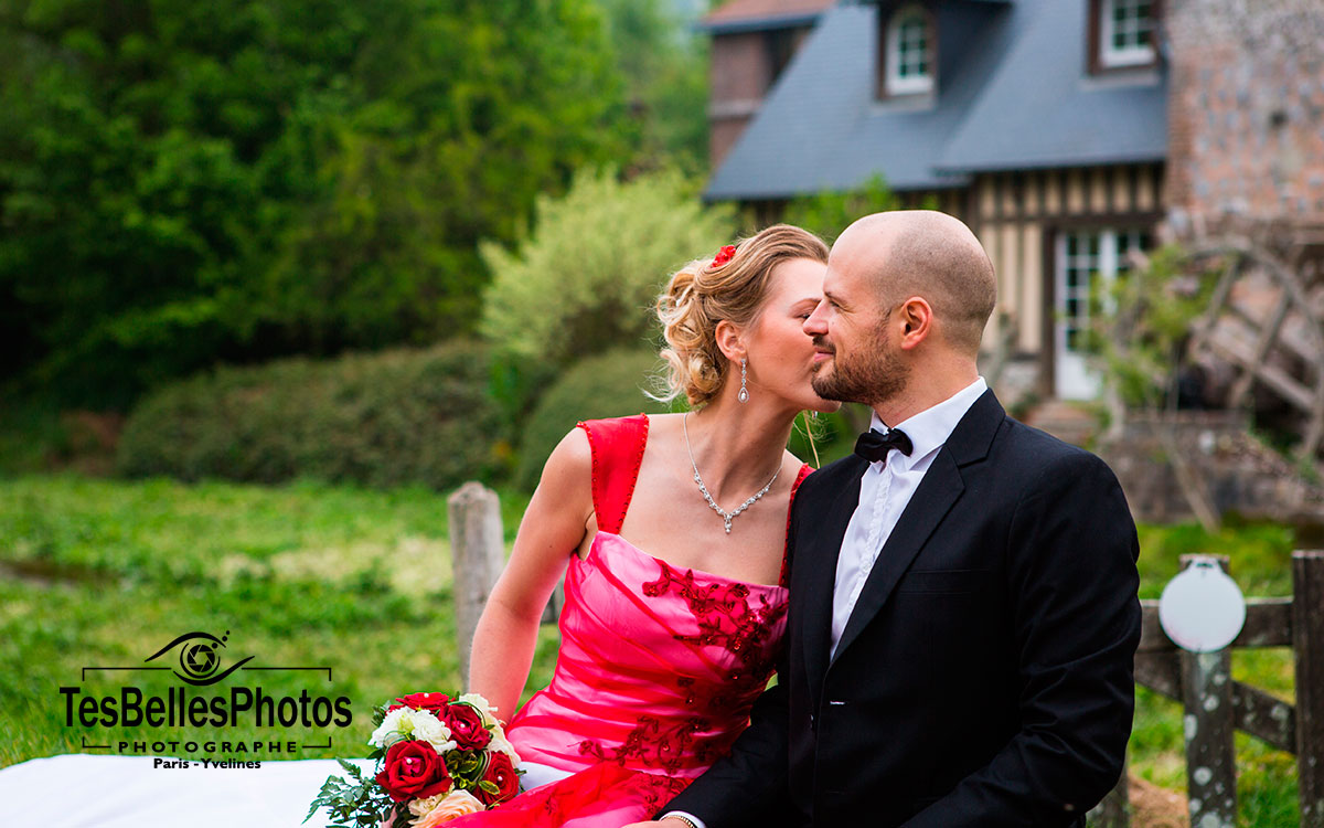 Shooting photo mariage Veules-les-Roses, photographe Veules-les-Roses séance photo mariage couple
