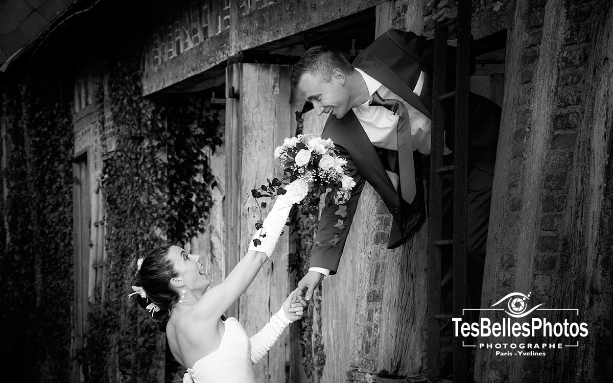 Photographe mariage Giverny, photos de mariage shooting couple à Giverny