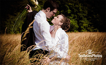 Photographe de mariage Vallée d'Auge, photographe reportage photo et vidéo de mariage à Vallée d'Auge et dans le Calvados